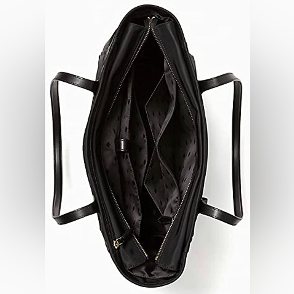 Black Gold Kate Spade Laptop Work Travel satchel - Picture 3 of 4